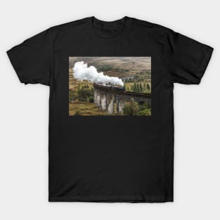 The Jacobite crossing Glenfinnan Viaduct T-Shirt